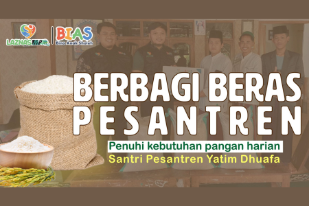 BERBAGI BERAS PESANTREN PELOSOK