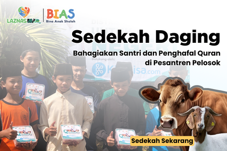 Sedekah 1000 Paket Daging Qurban, Antar Kebahagiaan hingga Pesantren Pelosok