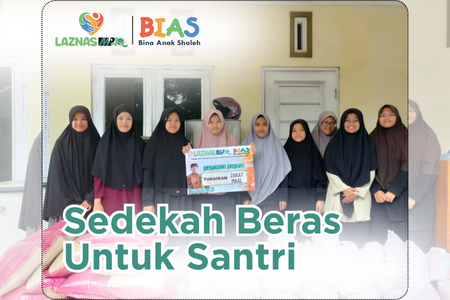 SEDEKAH BERAS UNTUK SANTRI DI MAGELANG