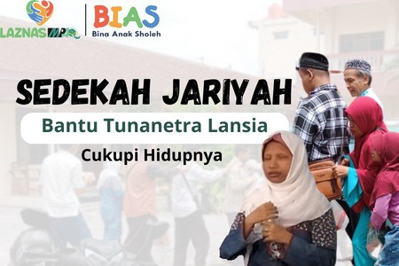 BANTU TUNANETRA LANSIA CUKUPI HIDUPNYA